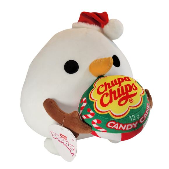 ZURU Snackles Jack Plush 14" Chupa Chups Candy Cane Holiday Snowman Plush - Picture 2 of 16